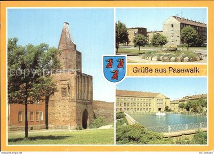 Pasewalk Mecklenburg Vorpommern Muehlentor Platz der Aufbauhelfer Ernst Thaelman