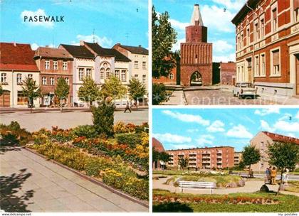 Pasewalk Mecklenburg Vorpommern Thaelmann Platz Muehlental Platz der Aufbauhelfe