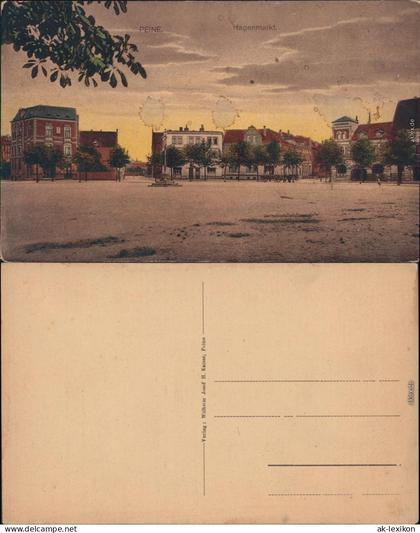 Peine Hagenmarkt Ansichtskarte 1912