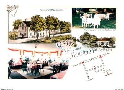 Peitz Restaurant Maustmuehle Hammerstrom mit Restaurant Gastraum