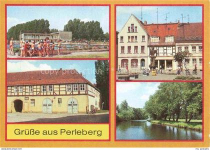 Perleberg Freibad Am Grossen Markt Wallgebaeude An der Stepenitz