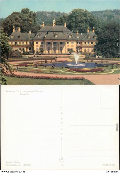 Ansichtskarte Pillnitz Schloss Pillnitz - Bergpalais 1966