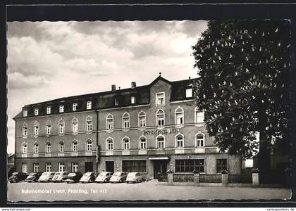 AK Plattling, Bahnhofhotel Liebl