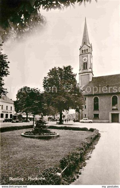 Plattling Isar Bayern Pfarrkirche