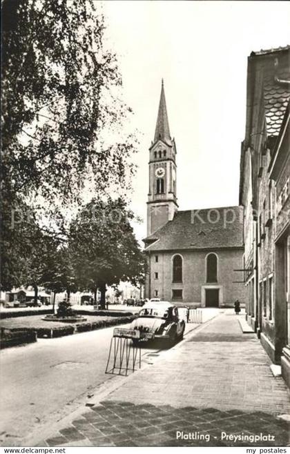 Plattling Isar Bayern Preysingplatz