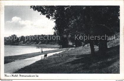 Plau Mecklenburg Promenade See