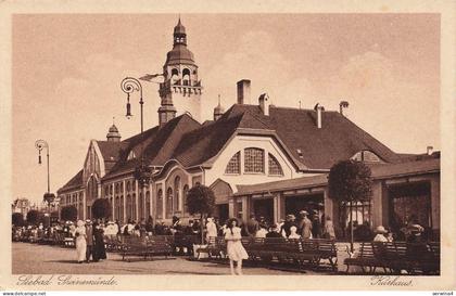 Kurhaus in Swinemünde Pommern Postkarte AK