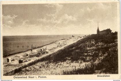 Ostseebad Nest in Pommern - Strandleben