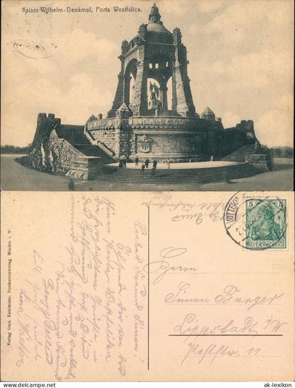 Porta Westfalica Deutschland - Nordrhein-Westfalen - Porta Westfalica 1912