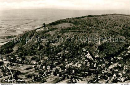 Porta Westfalica Fliegeraufnahme