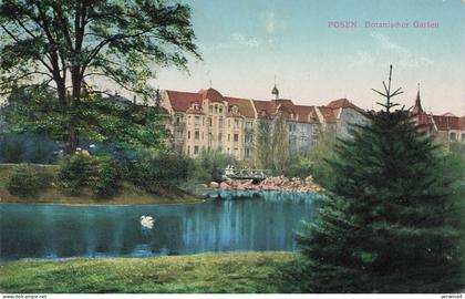 AK Posen Botanischer Garten Posen gelaufen Postkarte