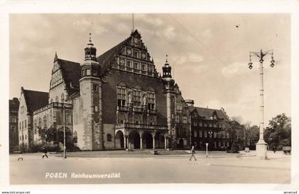 AK Posen Reichsuniversität Posen 1942 ungelaufen Postkarte