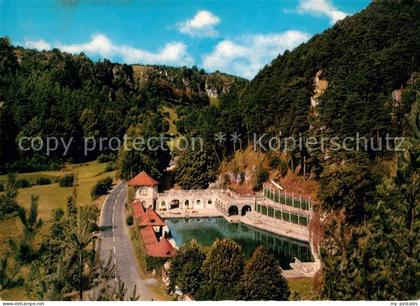Pottenstein Oberfranken Felsenschwimmbad