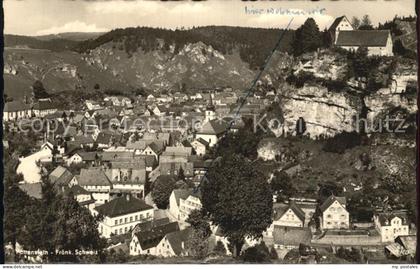 Pottenstein Oberfranken Stadtblick