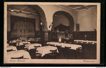 AK Berlin-Prenzlauer Berg, Restaurant in den Union-Festsälen