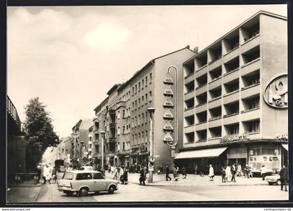 AK Berlin-Prenzlauer Berg, Schönhauser Allee mit Lebensmittelgeschäft