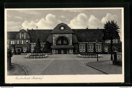 AK Quakenbrück, Ansicht des Bahnhofs