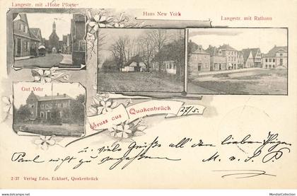 ALLEMAGNE #MK39396 GRUSS AUS QUAKENBRUCK MULTI VUES