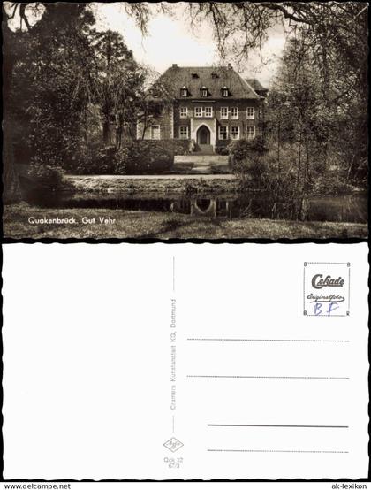 Ansichtskarte Quakenbrück Ortsansicht mit Gut Vehr 1967