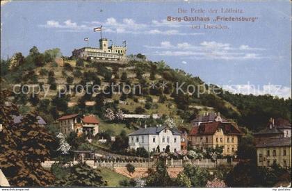 Radebeul Berggasthaus Friedensburg Perle der Loessnitz