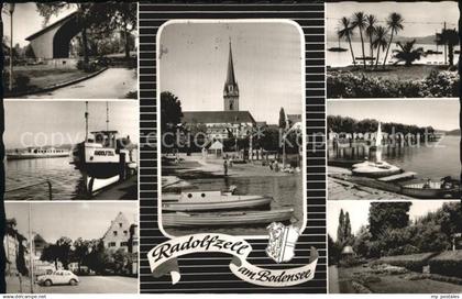Radolfzell Bodensee Hafen Pesonenschiff Radolfzell Park Teilansicht