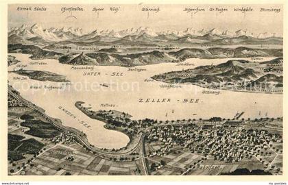 Radolfzell Bodensee Panoramakarte