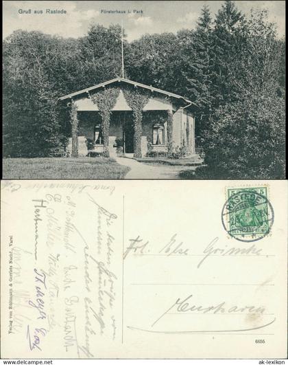 Ansichtskarte Rastede Försterhaus im Park 1913