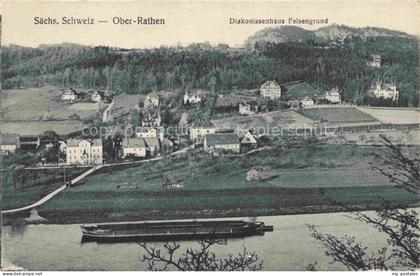 Oberrathen Ober-Rathen Rathen Saechsische Schweiz Diakonissenhaus Felsengrund