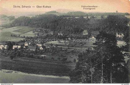 Oberrathen Ober-Rathen Rathen Saechsische Schweiz Panorama Saechsische Schweiz D