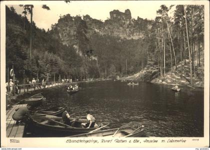 Rathen Saechsische Schweiz Rathen Amelsee Boot