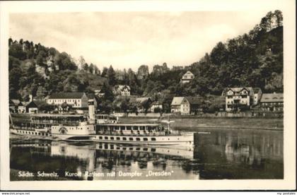 Rathen Saechsische Schweiz Rathen Dampfer Dresden