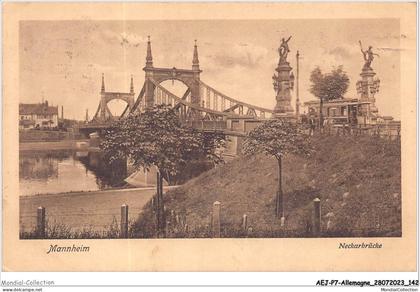 AEJP7-0595- ALLEMAGNE - MANNHEIM - NECKARBRUCKE