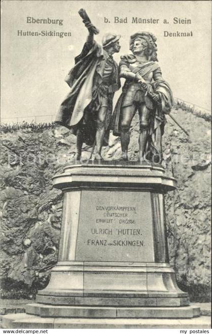 Bad Muenster Stein Ebernburg Ebernburg Hutten Sickingen Denkmal
