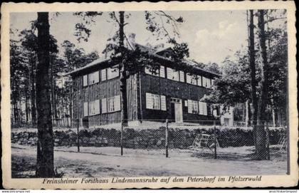 CPA Freinsheim an der Weinstraße Pfalz, Forsthaus Lindemannsruhe auf dem Peterskopf im Pfälzer Wald