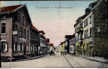 CPA Mutterstadt in der Pfalz, Neustädter Straße, Gasthaus