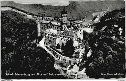 Schloss Schaumburg Balduinstein Schaumburg Schloss Fliegeraufnahme