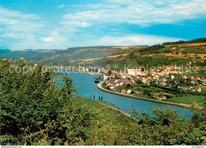 Wellen Mosel Blick von Luxenburg