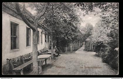 AK Rhinow, Gasthaus im Birkenwäldchen