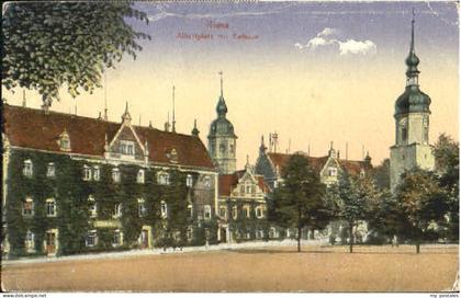 Riesa Sachsen Riesa Albertplatz Rathaus x 1926