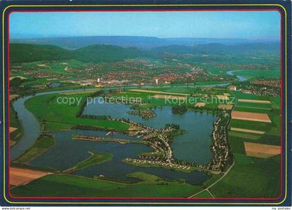 Rinteln Weser Doktorsee Fliegeraufnahme