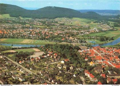 Rinteln Weser Fliegeraufnahme