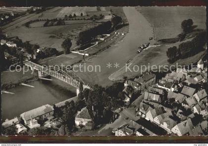 Rinteln Weser Niedersachsen Fliegeraufnahme