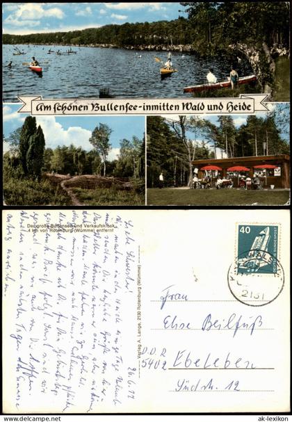 Rotenburg (Wümme) Mehrbildkarte mit Bullensee u. Umland-Ansichten 1970