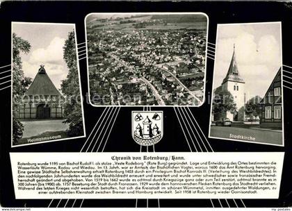 Rotenburg Wuemme Heimatmuseum Stadtkirche Panorama