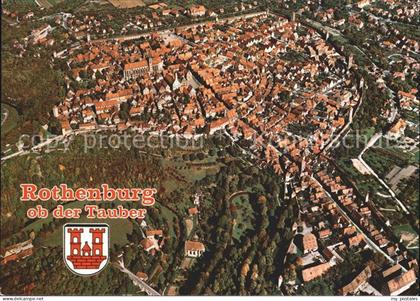 Rothenburg Tauber Fliegeraufnahme