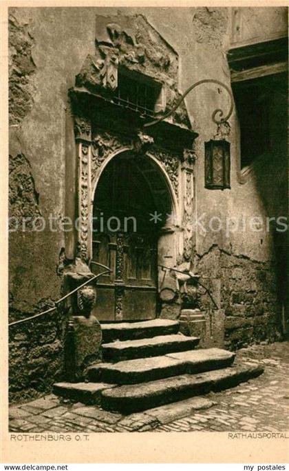 Rothenburg Tauber Rathausportal