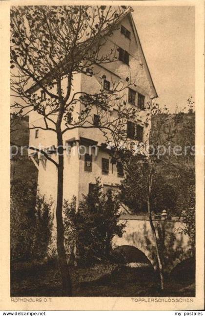 Rothenburg Tauber Topplerschloesschen