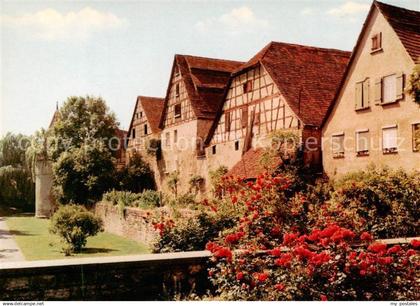 Rottenburg Neckar Park Fachwerkhaeuser