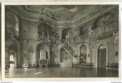 Rudolstadt - Schloss Heidecksburg - Grosser Festsaal - Foto-AK - Verlag Hermann Paris Rudolstadt