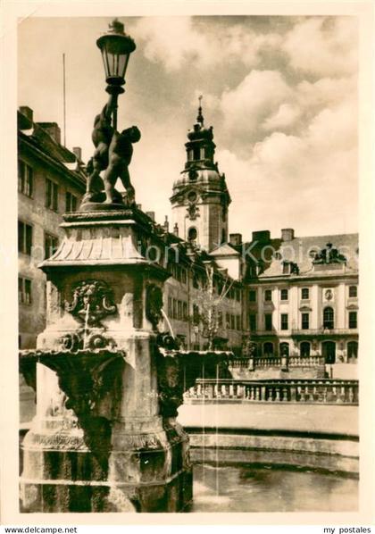 Rudolstadt Staatliche Museen Heidecksburg - Hof-Ansicht